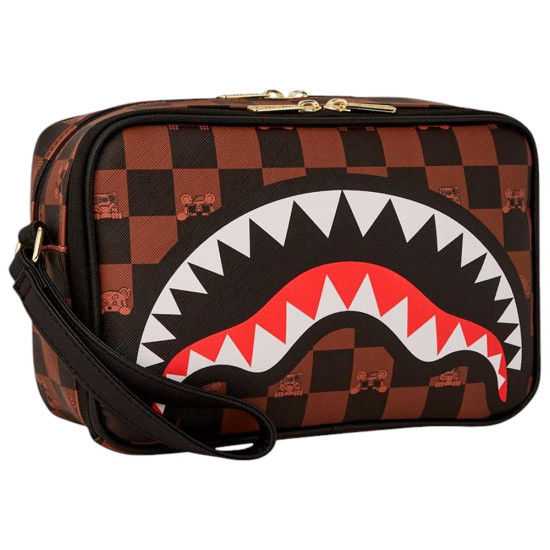 Sprayground Νεσεσέρ Peeking Character Check Toiletry Brick Bag